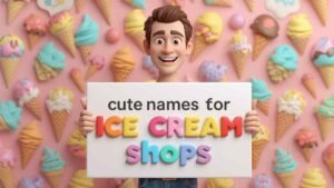cute names for ice cream shops
