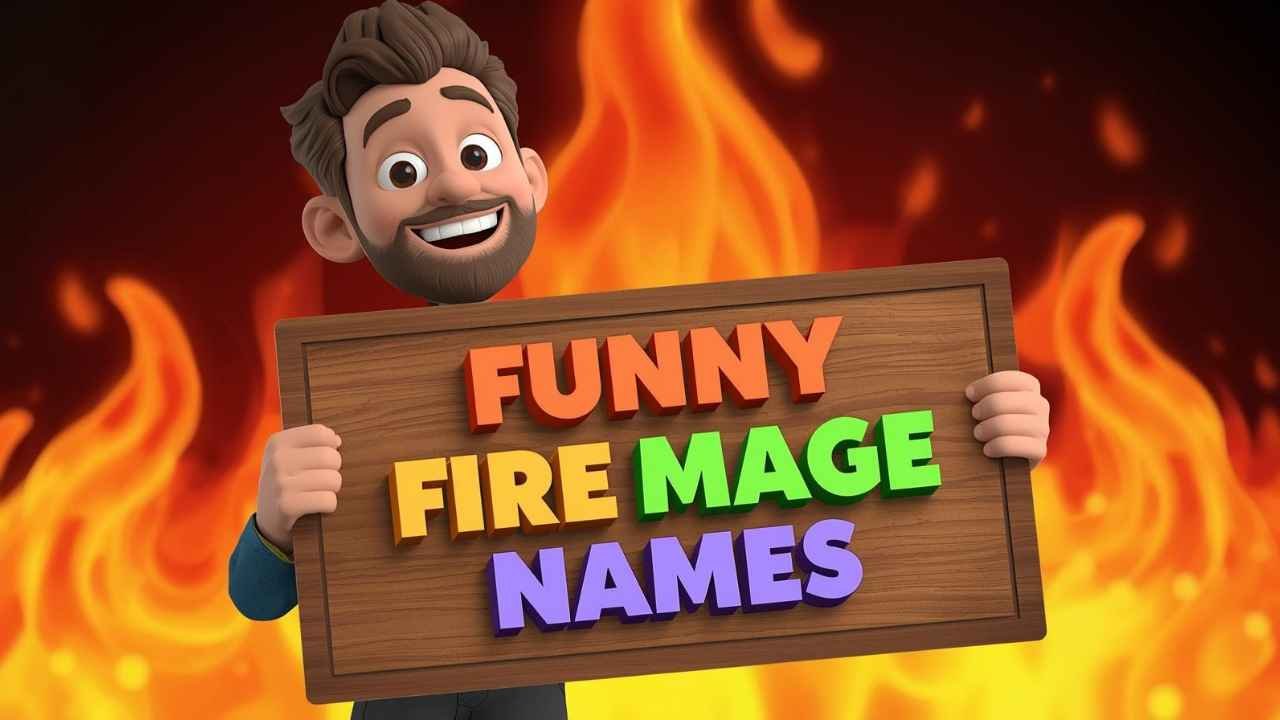 funny fire mage names