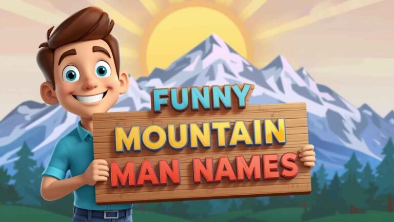 funny mountain man names