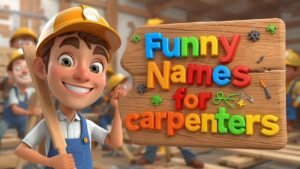 funny names for carpenters