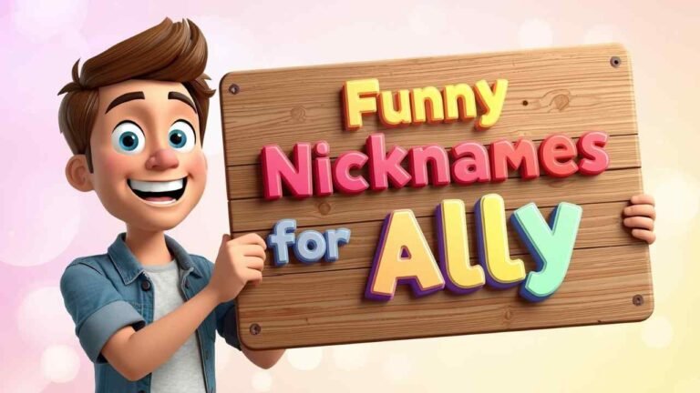funny nicknames for ally