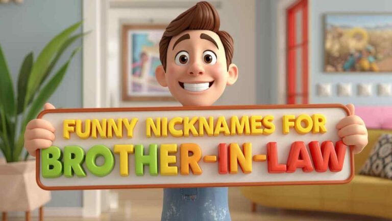 funny nicknames for brother in-law