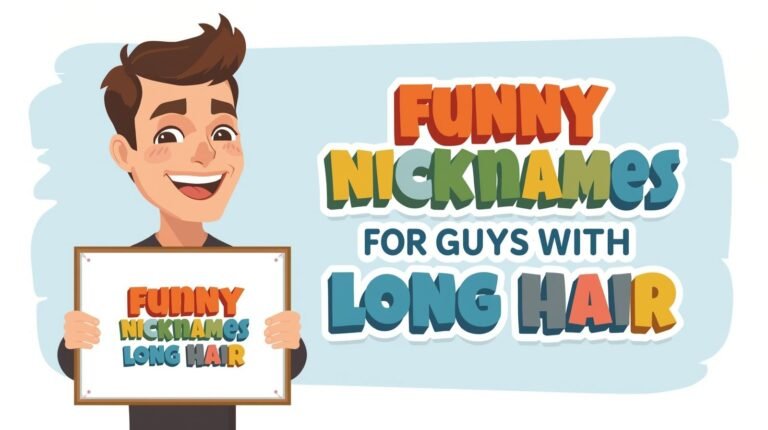 funny nicknames for guys with long hair