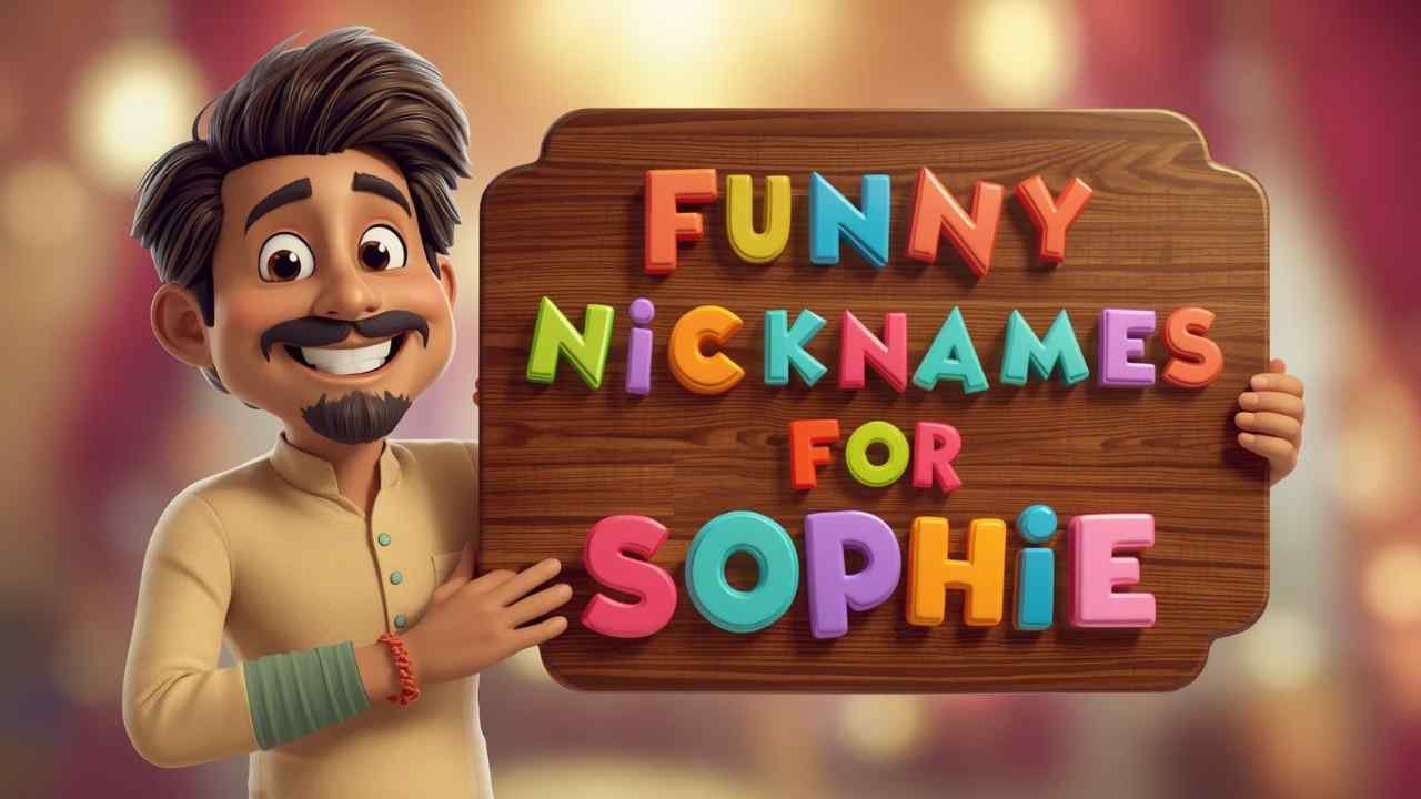 funny nicknames for sophie