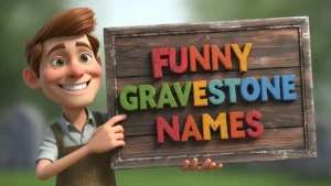 funny gravestone names