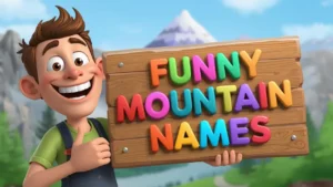 funny mountain names