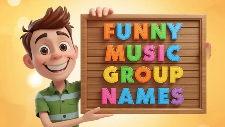 funny music group names