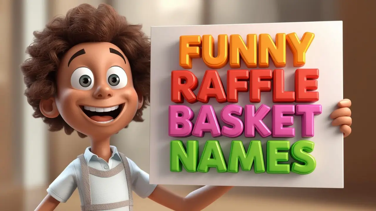Funny Raffle Basket Names