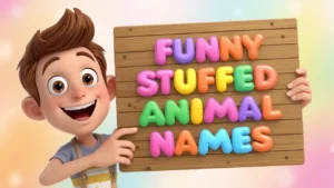 funny stuffed animal names