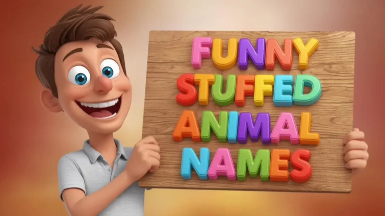 funny stuffed animal names