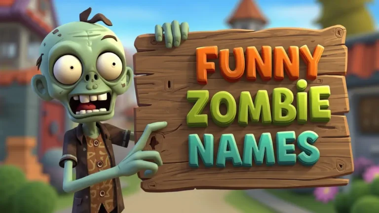 funny zombie names