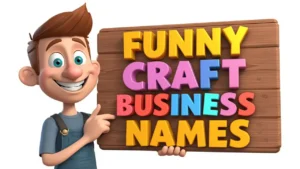 funny craft business names